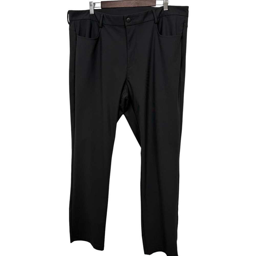Old Navy Active Tech Hybrid Slim 4-Way Stretch Pants Mens 38x30 Dark Gray Chino